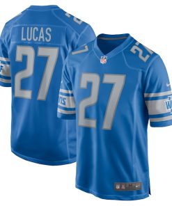 Chase Lucas Detroit Lions Nike Team Game Jersey -  Blue