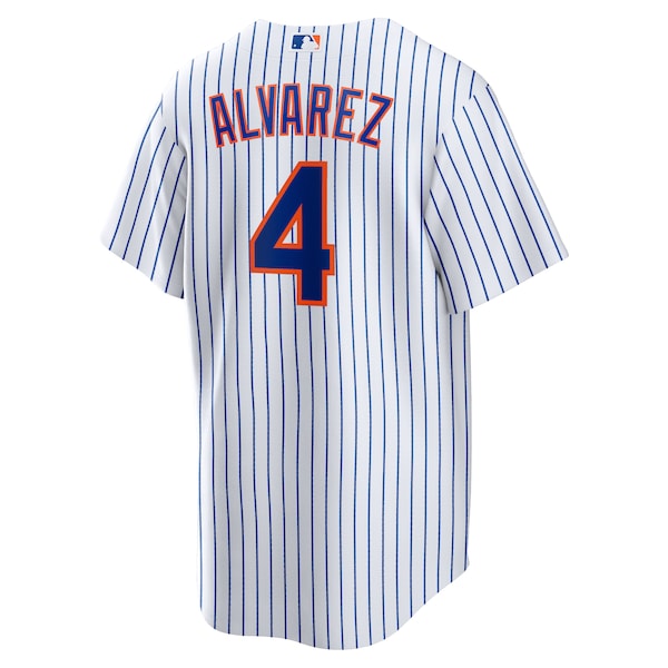 Francisco Alvarez New York Mets Nike Replica Player Jersey - White - Image 3