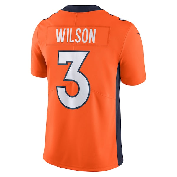 Russell Wilson Denver Broncos Nike Vapor Untouchable Limited Jersey - Orange/Navy/White - Image 4