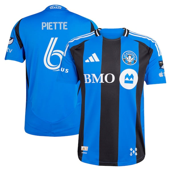 Samuel Piette CF Montreal adidas 2025 Montr¨¦al Original Authentic Player Jersey - Blue