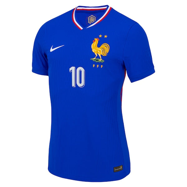 Kylian Mbappe France National Team Nike 2024 Home Authentic Jersey - Blue - Image 2