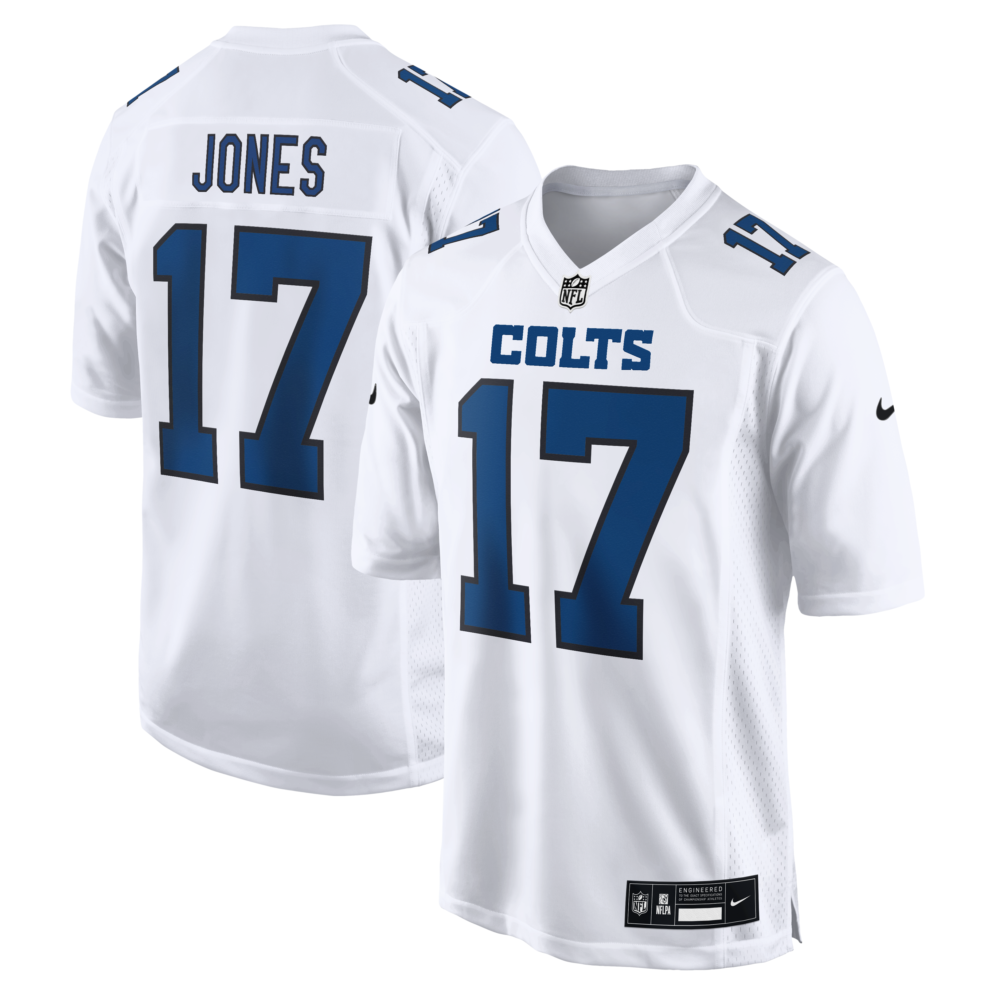 Daniel Jones Indianapolis Colts Nike Fashion Game Jersey - Carbon Black/White - Image 6