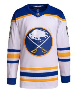 Alternative view of Buffalo Sabres adidas  Away  Primegreen Authentic Custom Jersey - White