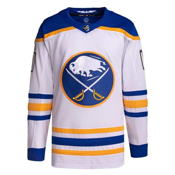 Buffalo Sabres adidas Away Primegreen Authentic Custom Jersey - White - Image 2