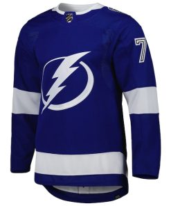 Alternative view of Victor Hedman Tampa Bay Lightning adidas  Primegreen Authentic Player Jersey - Blue