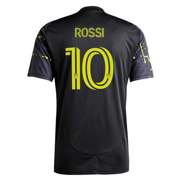 Diego Rossi Columbus Crew adidas 2025 The Goosebumps Kit Replica Player Jersey - Black - Image 3