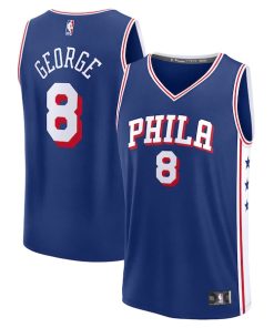 Paul George Philadelphia 76ers  Fast Break Replica Player Jersey - Icon Edition - Royal