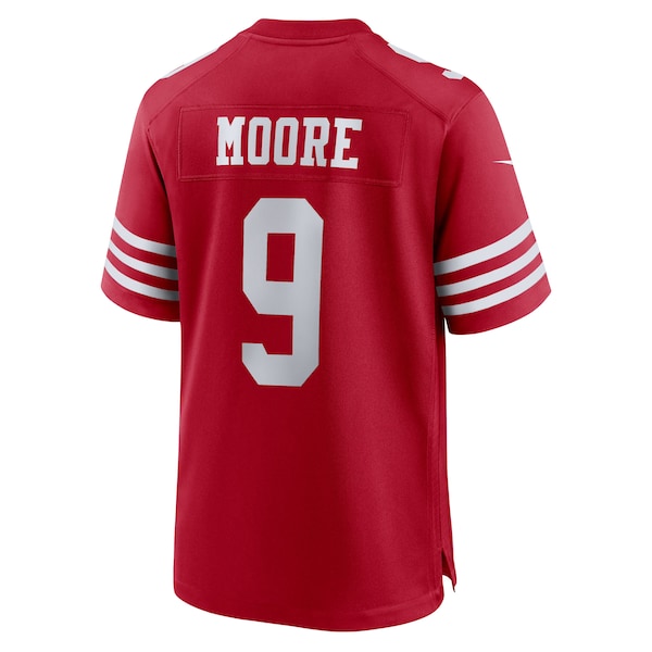 Skyy Moore San Francisco 49ers Nike Team Game Jersey - Scarlet - Image 3