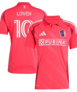 Eduard L?wen St. Louis City SC adidas 2025 Forever CITY Red Replica Player Jersey - Red
