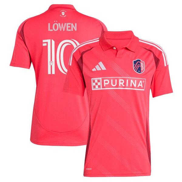 Eduard L?wen St. Louis City SC adidas 2025 Forever CITY Red Replica Player Jersey - Red