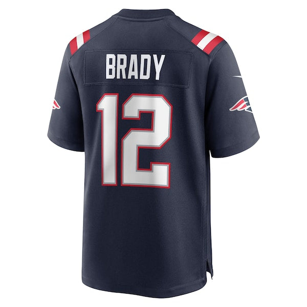 Tom Brady New England Patriots Nike Game Retired Player Jersey - Navy/White/Red - Image 4