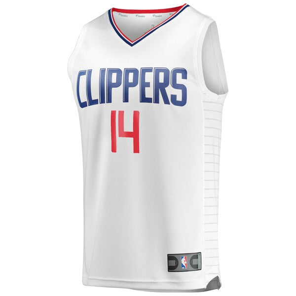 Terance Mann LA Clippers Fast Break Replica Player Jersey White - Association Edition - Image 2