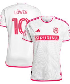 Eduard L?wen St. Louis City SC adidas 2024 The Confluence Kit Authentic Player Jersey - White