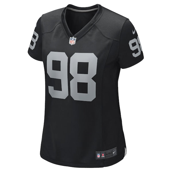 Maxx Crosby Las Vegas Raiders Nike Women's Jersey - Black - Image 3