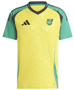 Alternative view of Jamaica National Team adidas 2024 Home Replica Jersey - Yellow