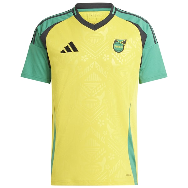 Jamaica National Team adidas 2024 Home Replica Jersey - Yellow - Image 2
