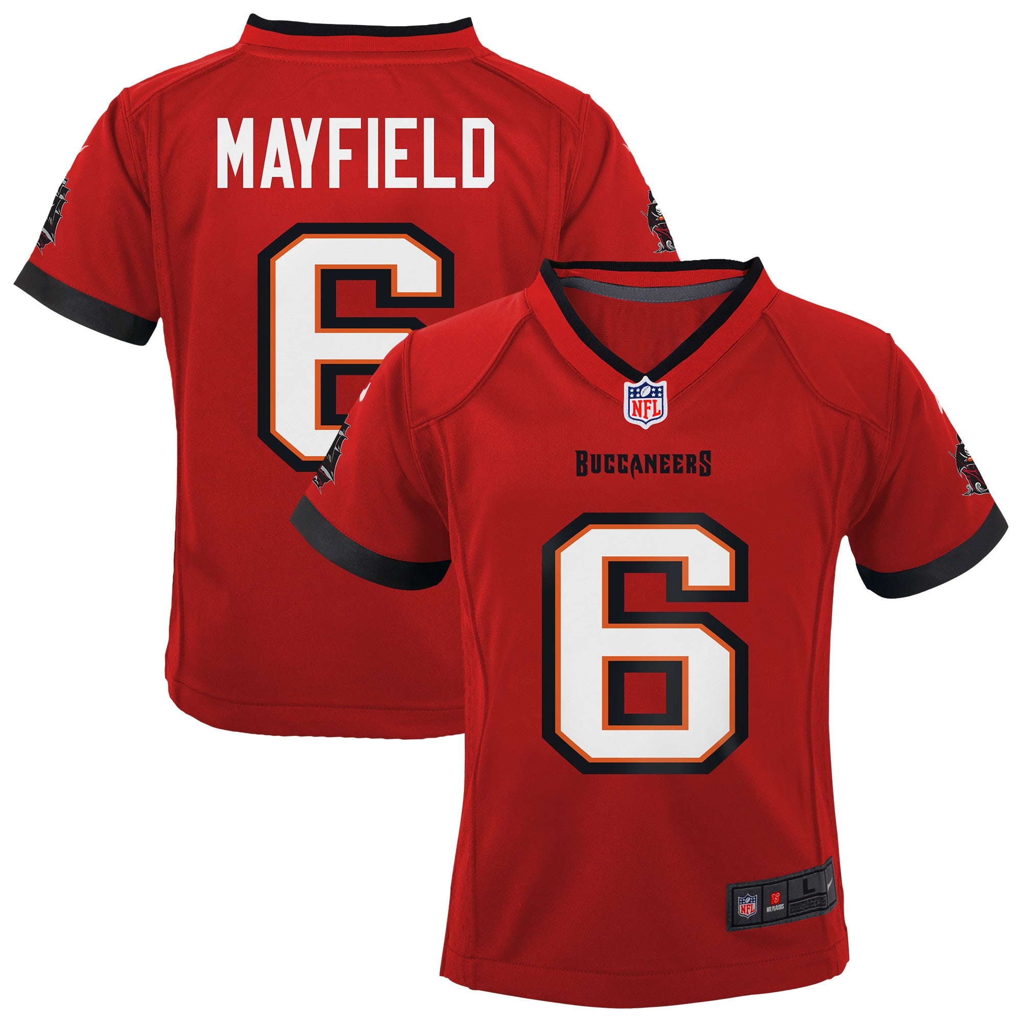 Baker Mayfield Tampa Bay Buccaneers Nike Toddler Alternate Game Jersey - Orange/White/Red - Image 8