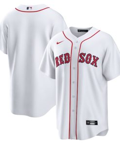 Boston Red Sox Nike Home Blank Replica Jersey - White