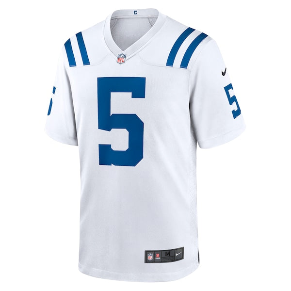 Anthony Richardson Indianapolis Colts Nike 2023 NFL Draft First Round Pick Game Jersey - White/Blue/Royal - Image 4