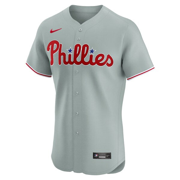 Trea Turner Philadelphia Phillies Nike Road Elite Player Jersey - Gray - Image 2