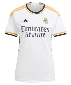 Alternative view of Los Merengues adidas Women's 2023/24 Home Replica Custom Jersey - White
