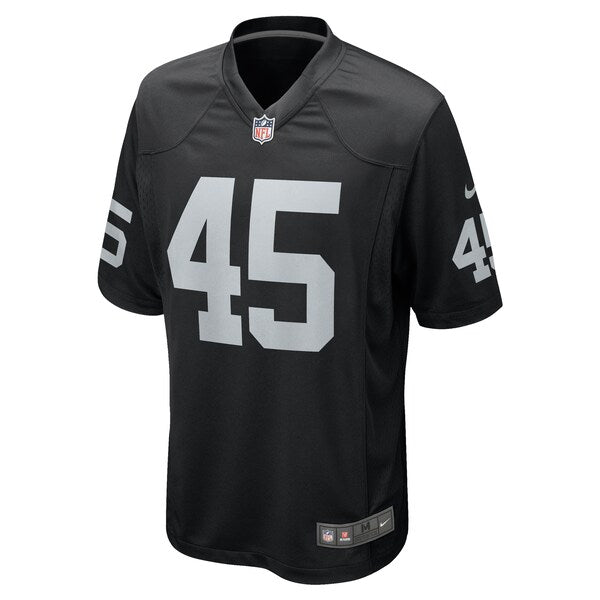 Jaquan Johnson Las Vegas Raiders Nike Game Player Jersey - Black - Image 2