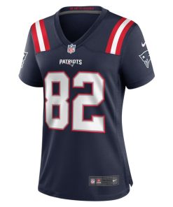 Alternative view of Tre Nixon New England Patriots Nike Women's Player Game Jersey - Navy