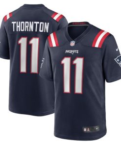 Tyquan Thornton New England Patriots Nike Game Player Jersey - Navy