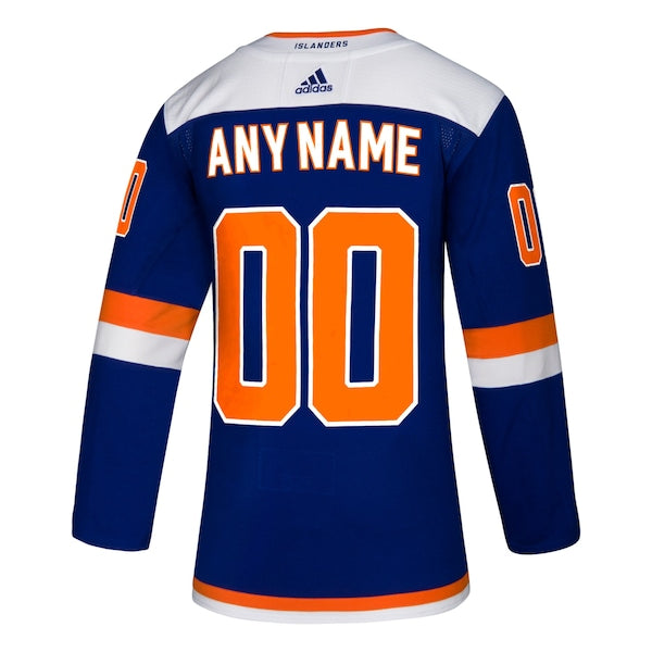 New York Islanders adidas Alternate Authentic Custom Jersey - Blue - Image 3