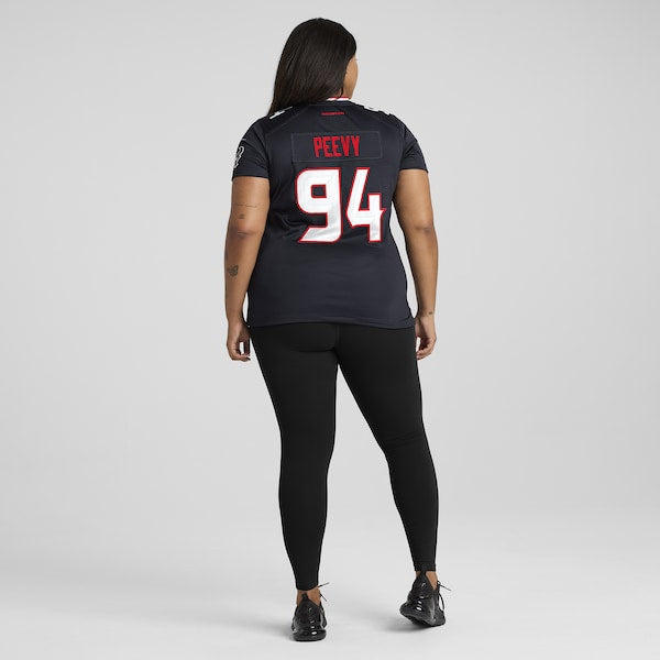 Jayden Peevy Houston Texans Nike Women's Team Game Jersey - Navy - Image 4