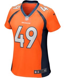 Alternative view of Dennis Smith Denver Broncos Nike Women's Game Retired Player Jersey - Orange
