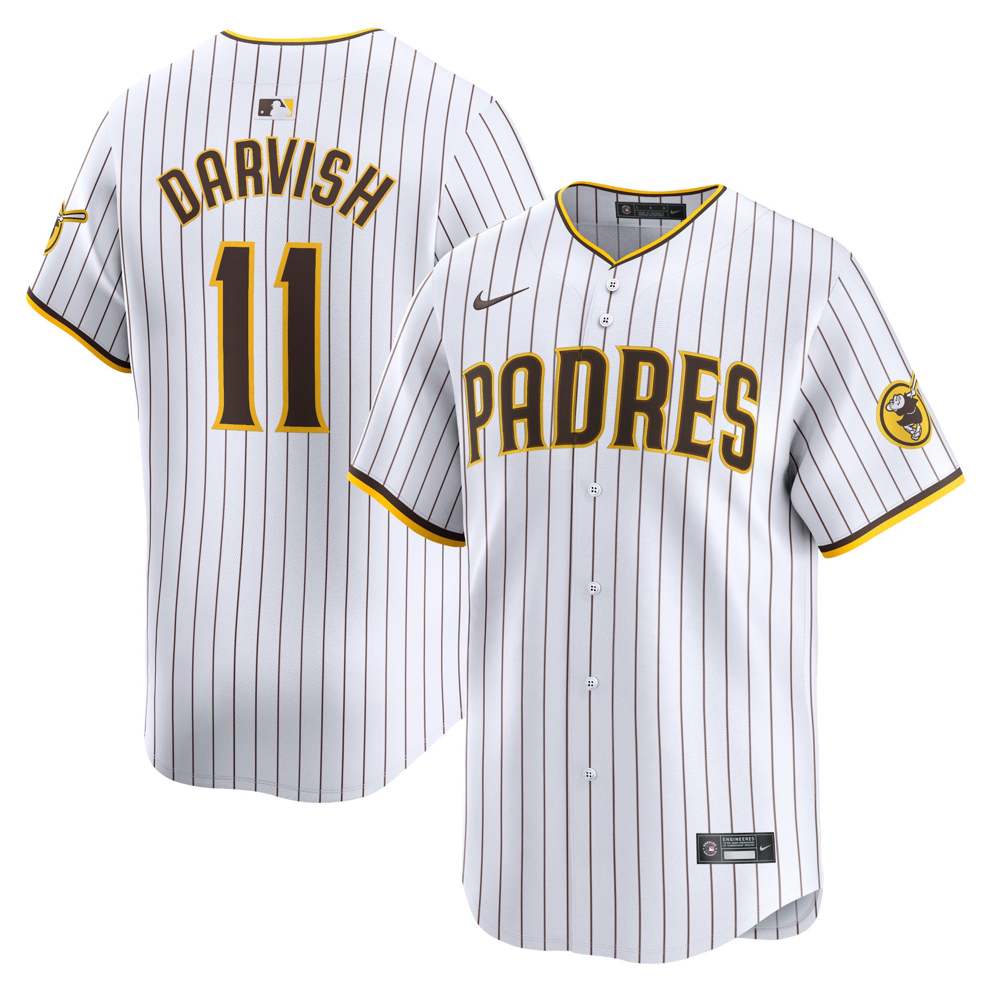 Yu Darvish San Diego Padres Nike Away Limited Player Jersey - Red/White - Image 5