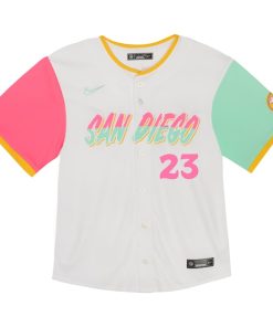 Alternative view of Fernando Tatis Jr. San Diego Padres Nike Toddler City Connect Limited Player Jersey - White