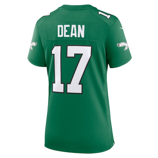 Nakobe Dean Philadelphia Eagles Nike Women's Alternate Game Jersey - Kelly Green - Image 3