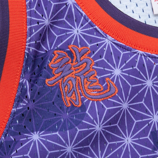Steve Nash Phoenix Suns 1996/97 Hardwood Classics Asian Heritage 6.0 Swingman Throwback Player Jersey - Purple - Image 4
