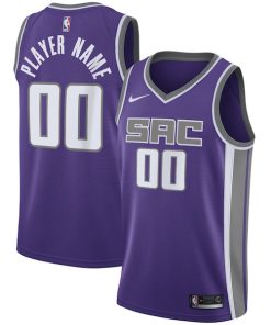 Sacramento Kings Nike 2020/21 Swingman Custom Jersey - Icon Edition - Purple