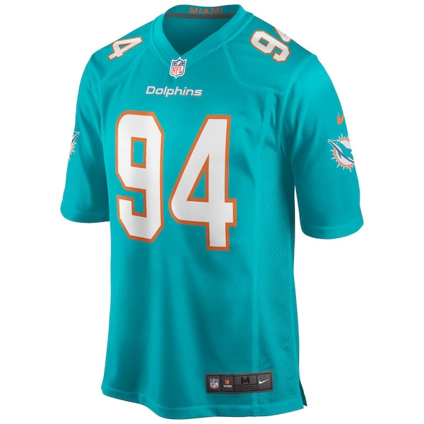 Christian Wilkins Miami Dolphins Nike Game Jersey - Aqua - Image 2