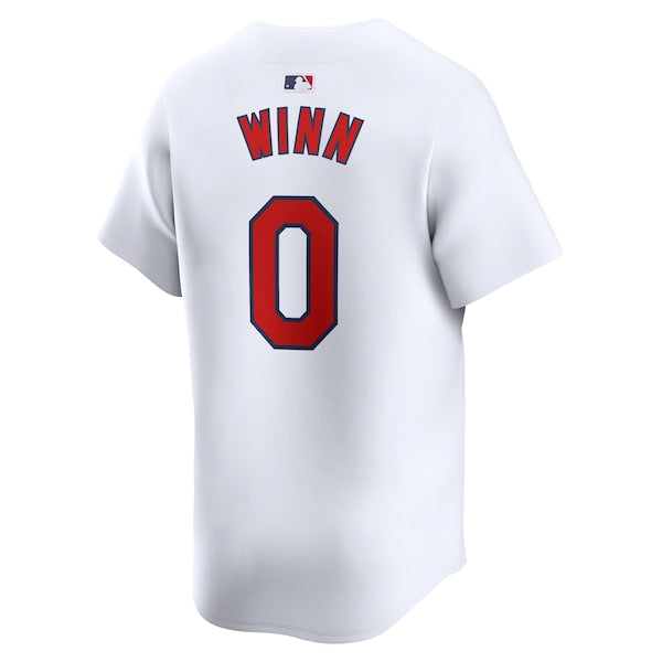 Masyn Winn St. Louis Cardinals Nike Home Limited Player Jersey - White/Gray - Image 4