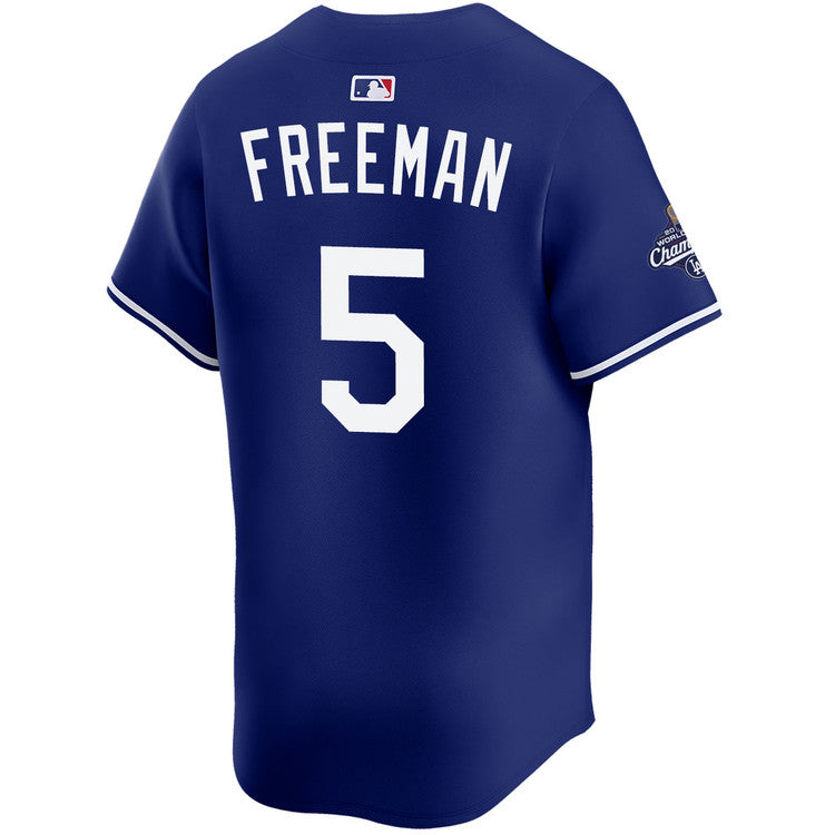 Freddie Freeman Los Angeles Dodgers Nike 2025 World Series Champions Limited Jersey - Royal - Image 3