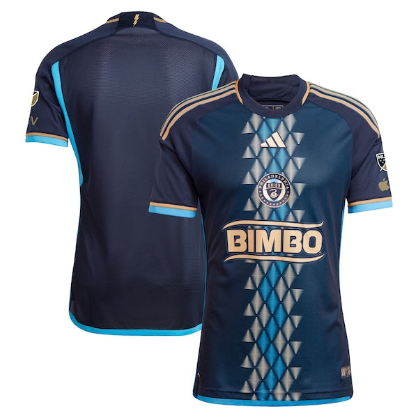 Philadelphia Union adidas 2024 The XV Kit Authentic Jersey?ยจC Navy