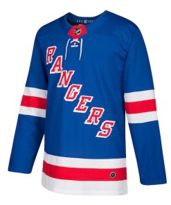 Alternative view of New York Rangers adidas Home Authentic Blank Jersey - Royal
