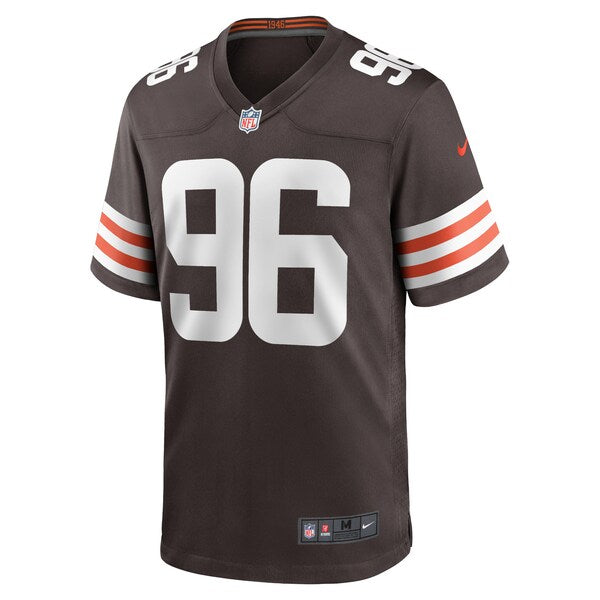 Jordan Elliott Cleveland Browns Nike Game Jersey - Brown - Image 2