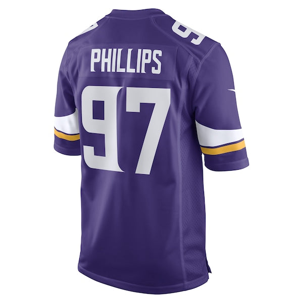 Harrison Phillips Minnesota Vikings Nike Game Player Jersey - Purple - Image 3