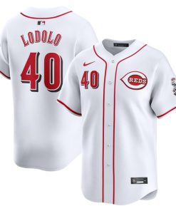 Nick Lodolo Cincinnati Reds Nike Home Limited Player Jersey - White