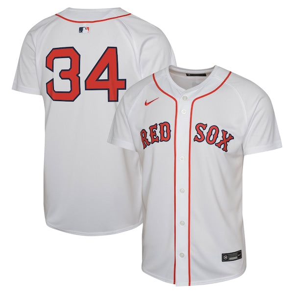 David Ortiz Boston Red Sox Nike Youth Home Limited Jersey?ยจC White
