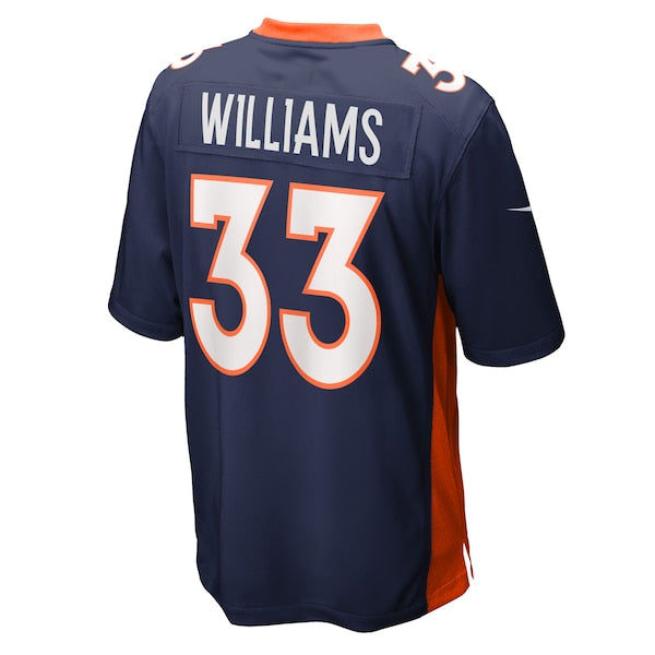 Javonte Williams Denver Broncos Nike Home Game Player Jersey - Navy/Orange - Image 6