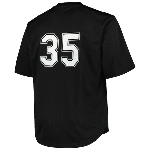 Frank Thomas Chicago White Sox Profile Big & Tall Cooperstown Collection Mesh Batting Practice Jersey - Black/Kelly Green - Image 4