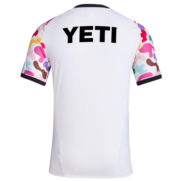 Austin FC adidas 2024 Pride Pre-Match Top - White - Image 3