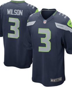 Russell Wilson Seattle Seahawks Nike Youth Team Color Game Jersey - College Navy/White