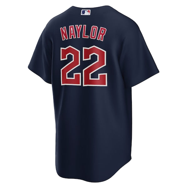 Josh Naylor Cleveland Guardians Nike Alternate Replica Jersey - Navy/White - Image 6